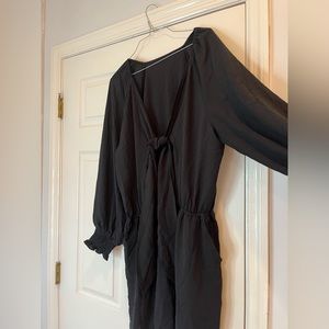 Long Sleeve Black Romper